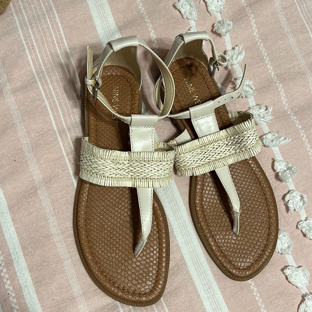 Nine West flip flops